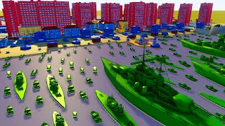 Largest ARMY MEN Beach Invasion of CITY FORTRESS! - Attack on Toys screenshot 5