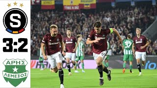 AC SPARTA PRAHA VS ARIS LIMASSOL EVROPSKÁ LIGA 2023