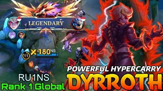 Legendary Dyrroth The Prince of The Abyss - Top 1 Global Dyrroth by by RU1NS - Mobile Legends screenshot 3