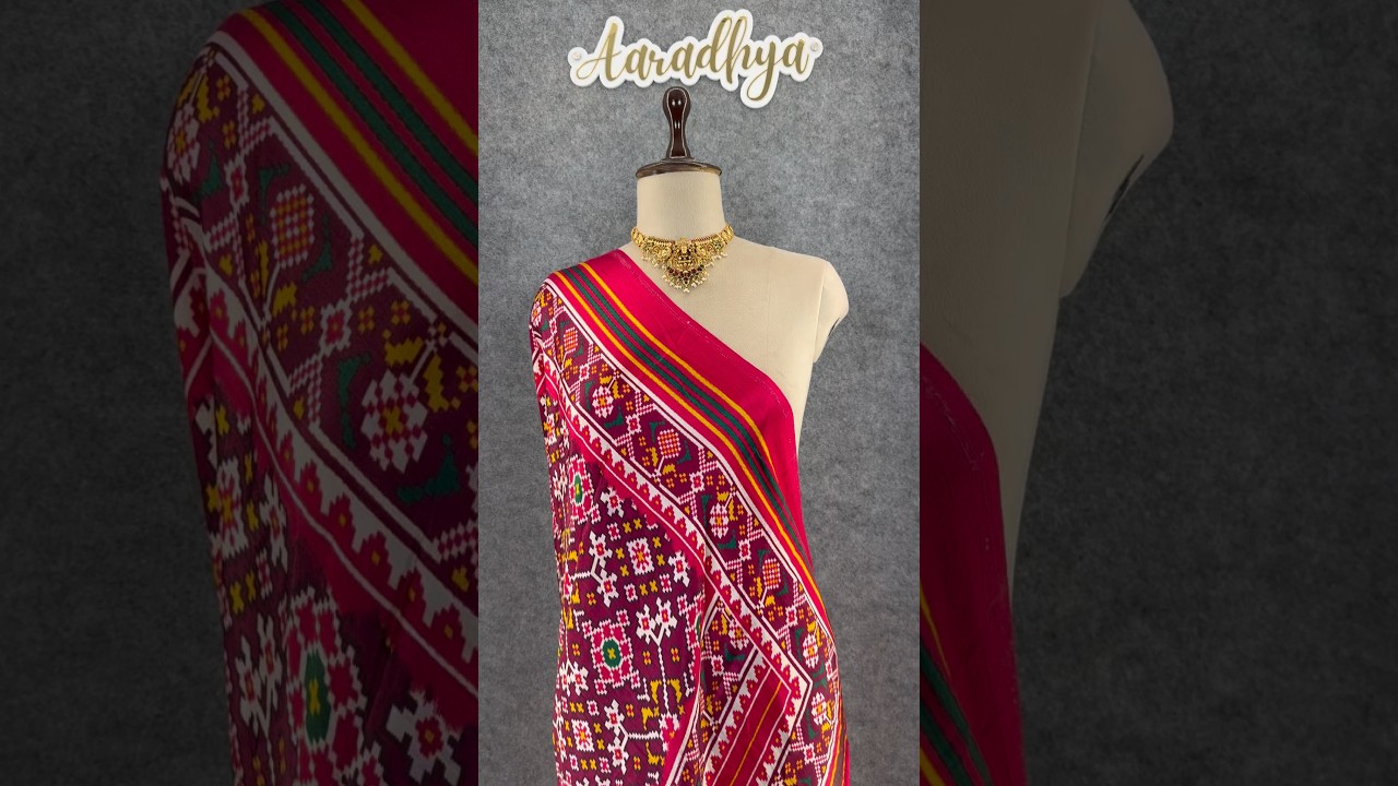 Premium Pure Gaji Silk Patola Dupatta