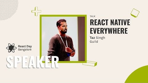 React Native Everywhere by Taz Singh