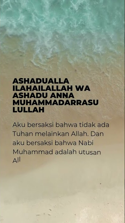 DUA KALIMAT SYAHADAT
