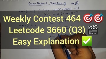 Weekly Contest 464 🔥 Leetcode 3660 | Jump Game IX (Q3) | Optimal Java Solution + Dry Run