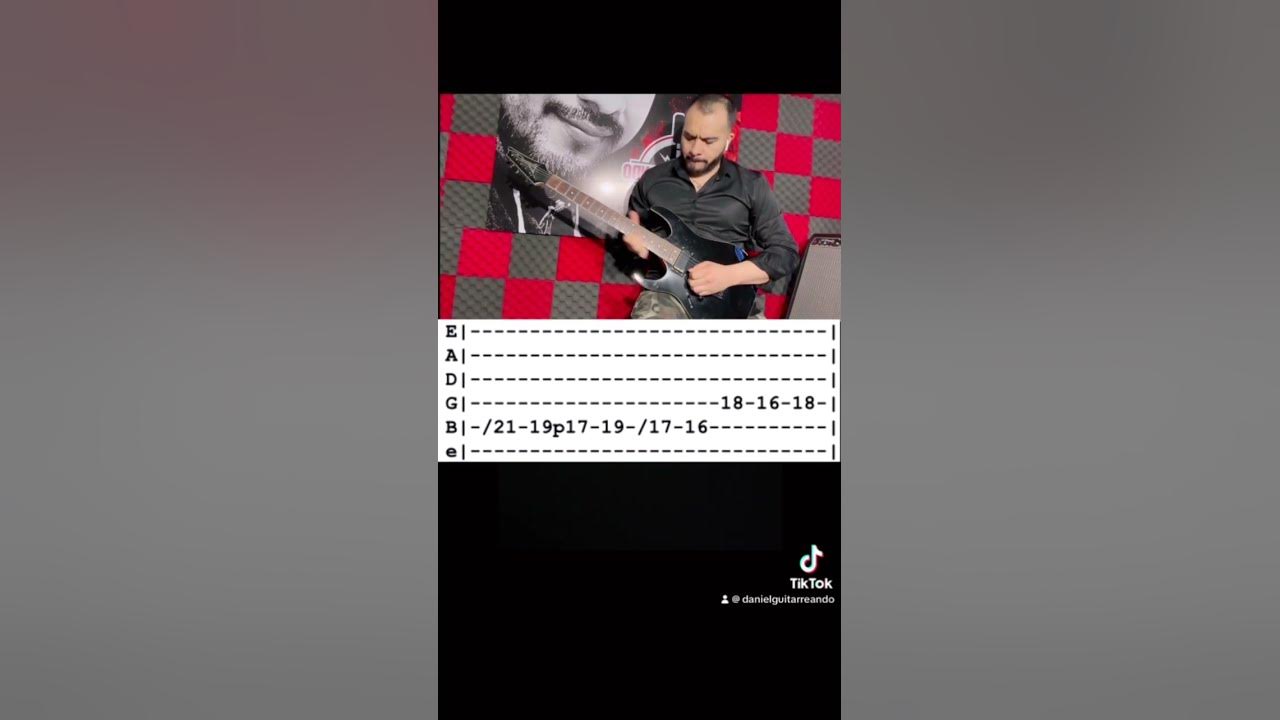 Falta amor. Solo de guitarra, versión original de Falta amor. Maná