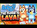 🌋Bluey Winter Freeze Dance🌋 Brain Break for Kids | Danny Go | Floor is Lava | Dance Songs for Kids