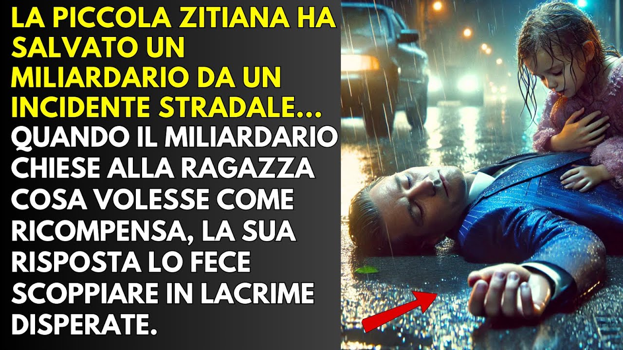 UNA PICCOLA MENDICANTE SALVA UN MILIONARIO DA UN INCIDENTE... CIÒ CHE ...