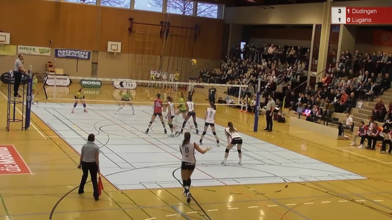 NLA Volleyball: TS Volley Düdingen - Volley Lugano - YouTube