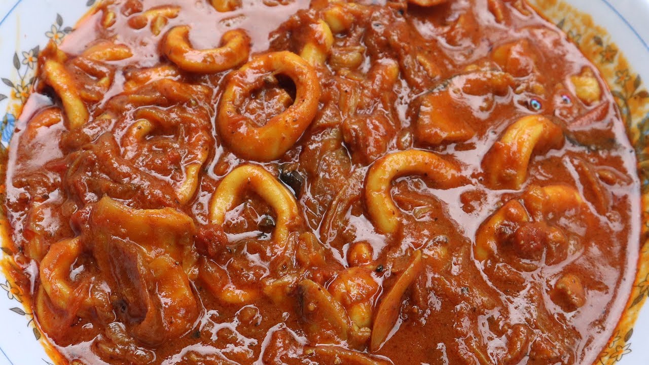 kanavai Gravy || SQUID MASALA  || கனவா மீன் கிரேவி