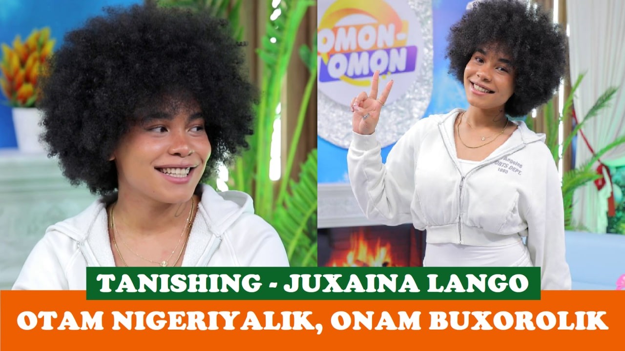 Афро-ўзбек Жухаина Ланго: отаси африкалик, онаси бухоролик қоравой қиз!