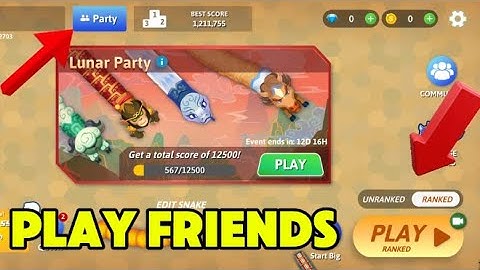 How to play snake io with friends?