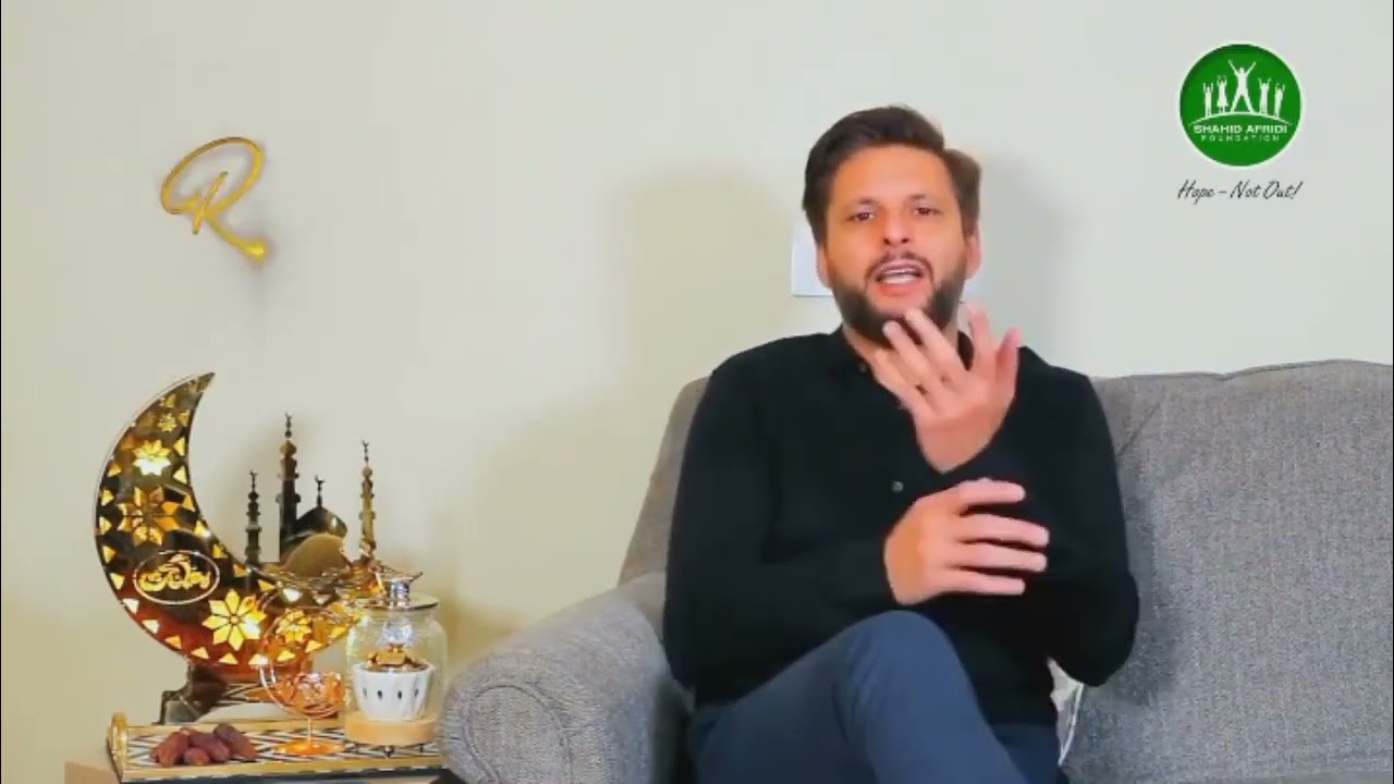 Shahid afridi One good deed in Ramadan multiples to become an abundance of blessings.
