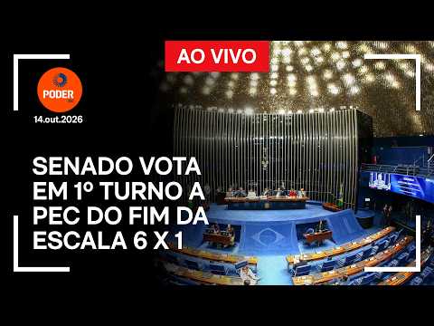 Ao vivo: Senado vota em 1º turno a PEC do fim da escala 6 X 1