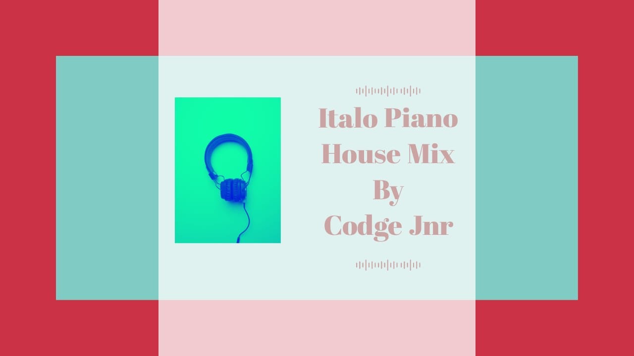 Italo Piano House Mix By Codge Jnr - YouTube