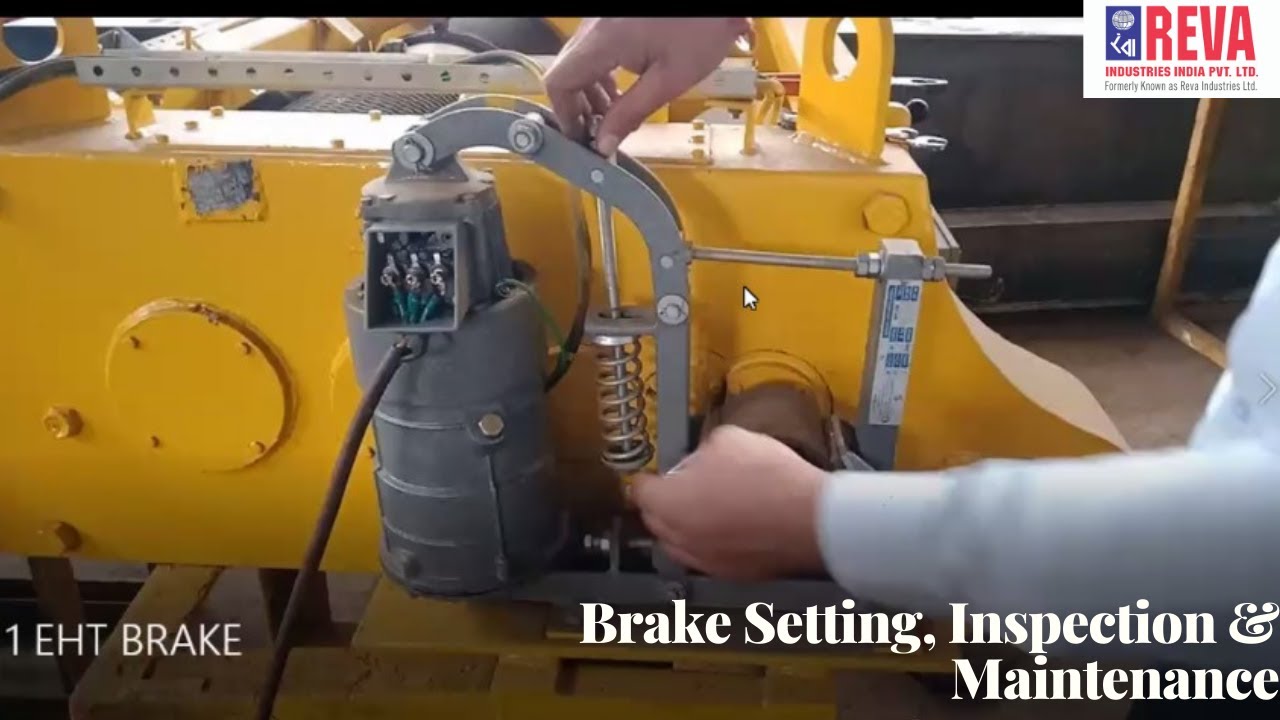 Brake setting, inspection & Maintenance : session 7 :REVA 5th Maintenance Training Workshop