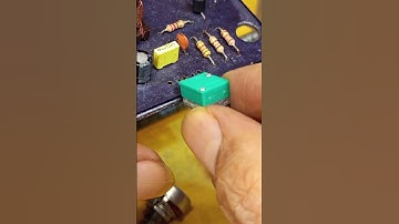 change conventional rotary potentiometer with new shielded green potentiometer on board of fm radio