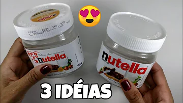 Quais os tamanhos do pote de Nutella?