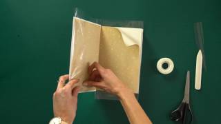 Protecting Hardback Books With Non-Adhesive Covering - Raeco How To Video