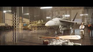 Flight Hanger | Unreal Engine 5  cinematices | AJAY RAHUL