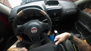 POV: Fiat Steering Wheel Restoration | From Torn Leather to Like New