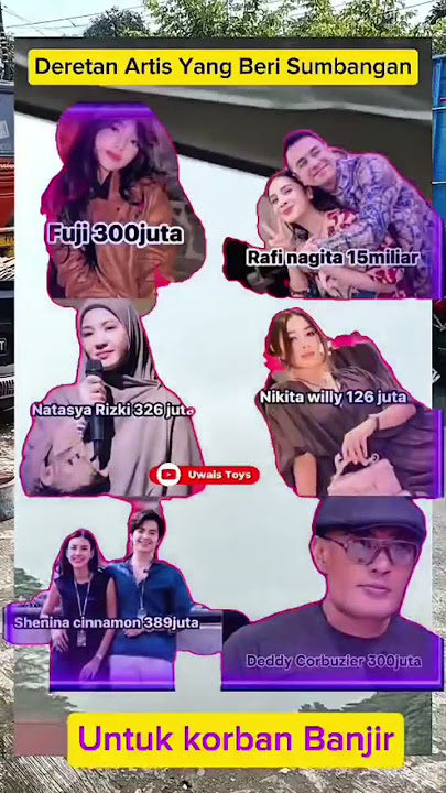 masyaalloh deret4n artis yang beri svmb4ng4n B4njir #shorts #viralvideo #trending #shortvideo