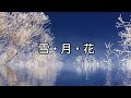 雪・月・花/中島みゆき[cover]歌詞付 