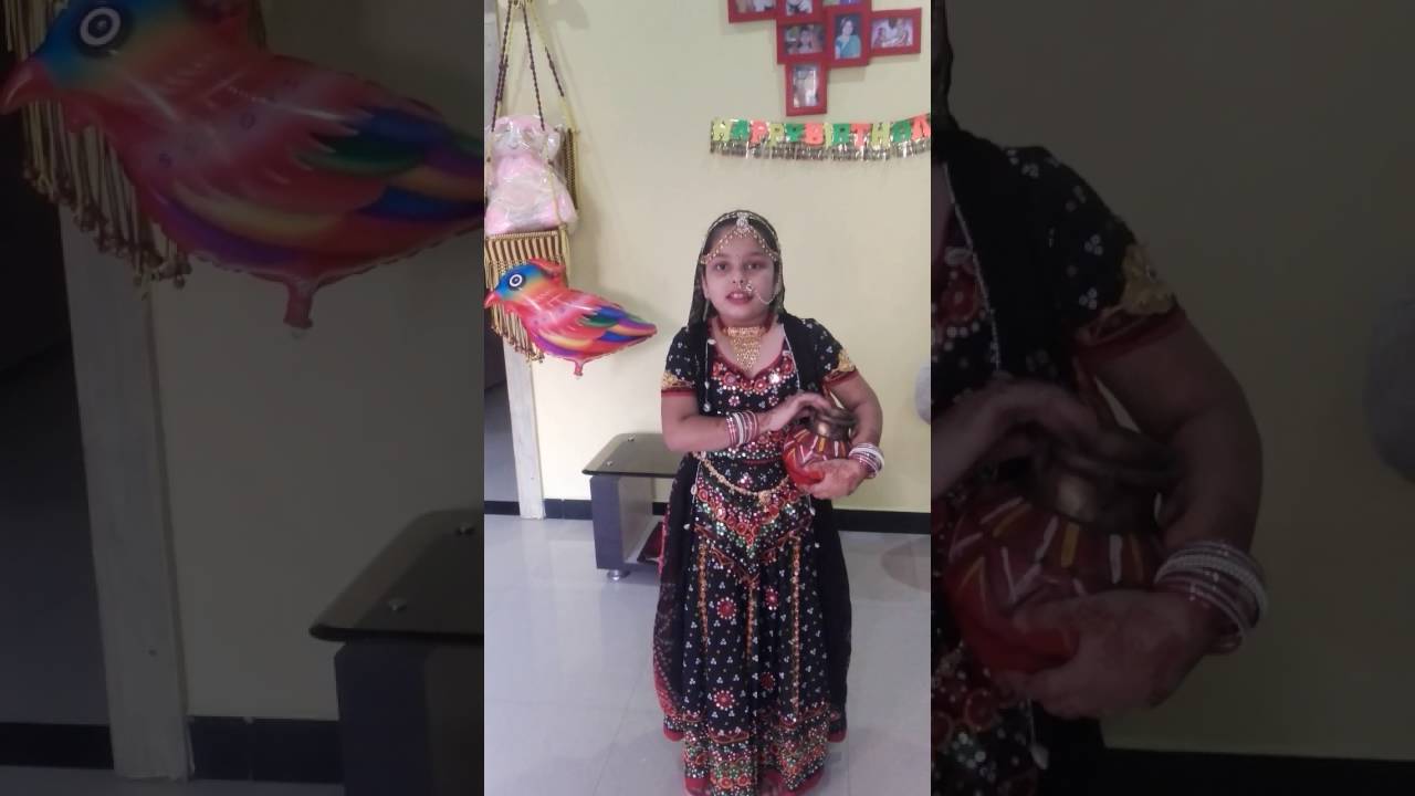 fancy dress for role of radha youtube