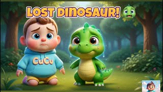CuCu and the Lost Baby Dinosaur 🦖 | Kids Story