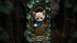 a cat tries to save his friend part 3 #cat #cute #shorts