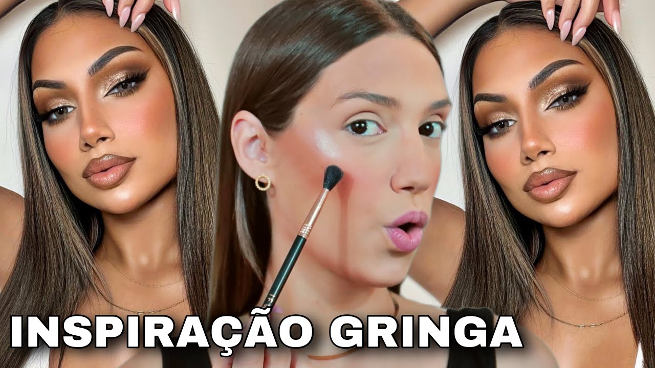 MAQUIAGEM GLAM PARA FESTAS DE ANIVERSÁRIO!! TUTORIAL COMPLETO E *INSPIRAÇÃO GRINGA*