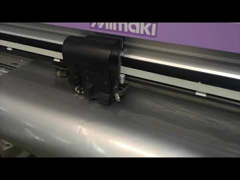 Работа ружущего плоттера Mimaki CG-130FX II