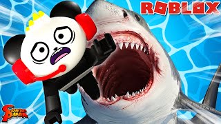 Can I Escape the Biggest Shark in Roblox Shark Bite