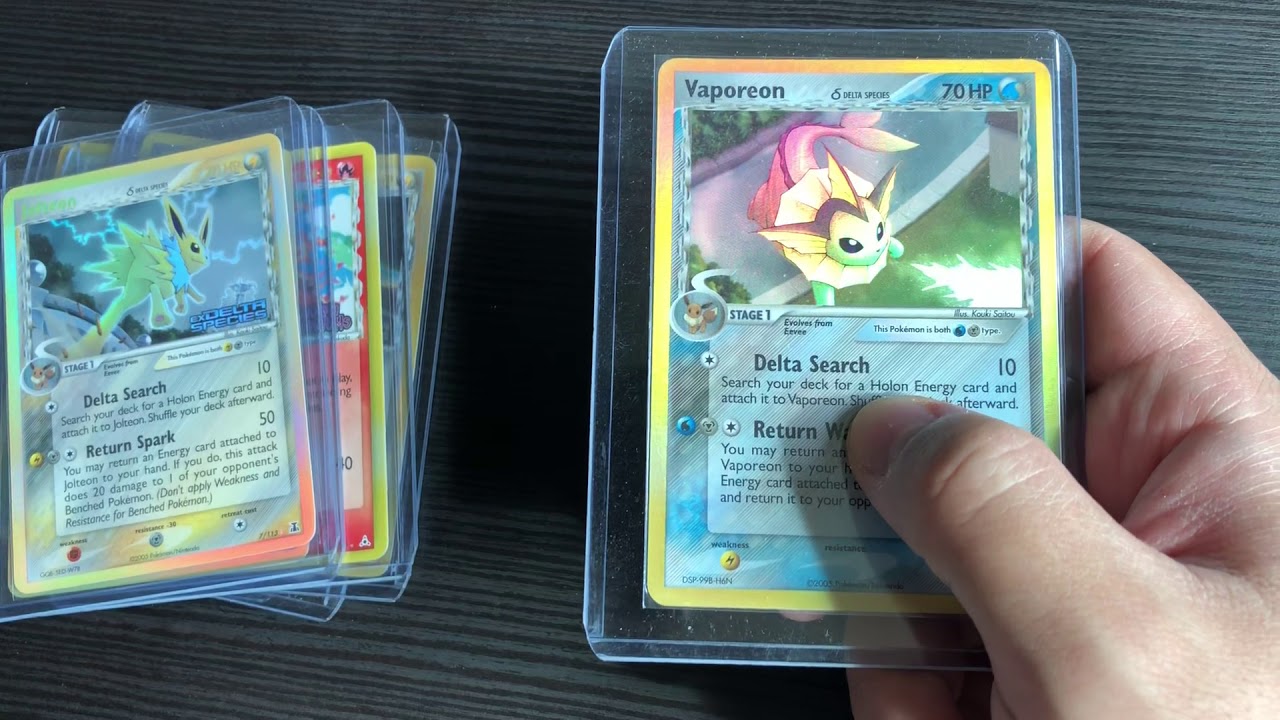 Delta species holo / reverse holo pokemon card