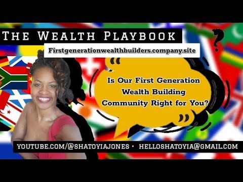 Is Our Wealth Builders Community Right For You | First Generation ...