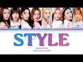 Heart2heart 'Style' Lyrics (color coded lyrics)