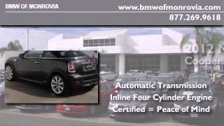 2012 MINI Cooper S Certified Monrovia CA 91016