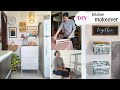 Amazing DIY Kitchen Makeover Ideas – Tips to Decor and Storage /  DIY Wall Lamp / Aesthetic + Easy