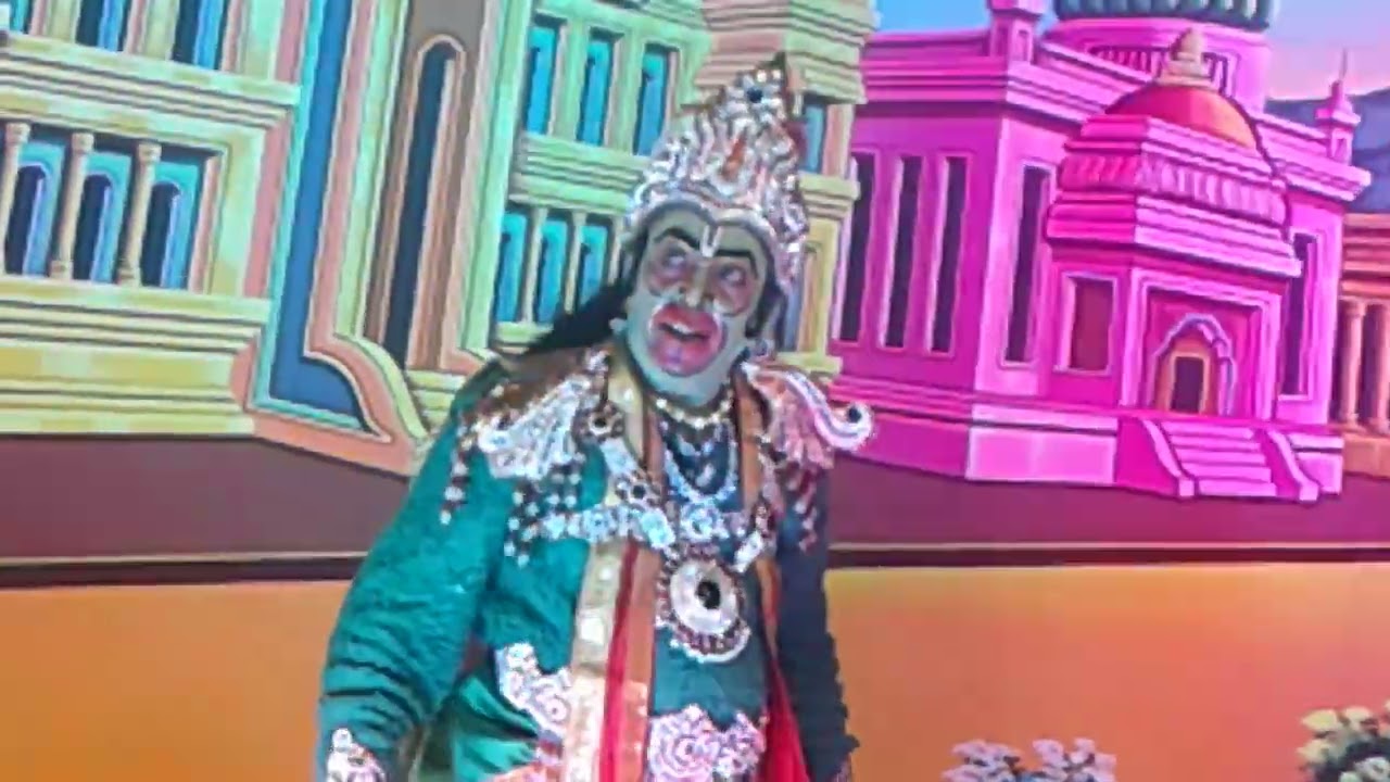 ಆಂಜನೇಯ ಪಾತ್ರದಲ್ಲಿ ಗುಬ್ಬಿ ಕಂಪನಿಯ ಹಿರಿಯ ಕಲಾವಿದರು ಎಸ್ ಎಂ ನಾಗರಾಜಾಚಾರ್ ಸೋರೆಕುಂಟೆ
