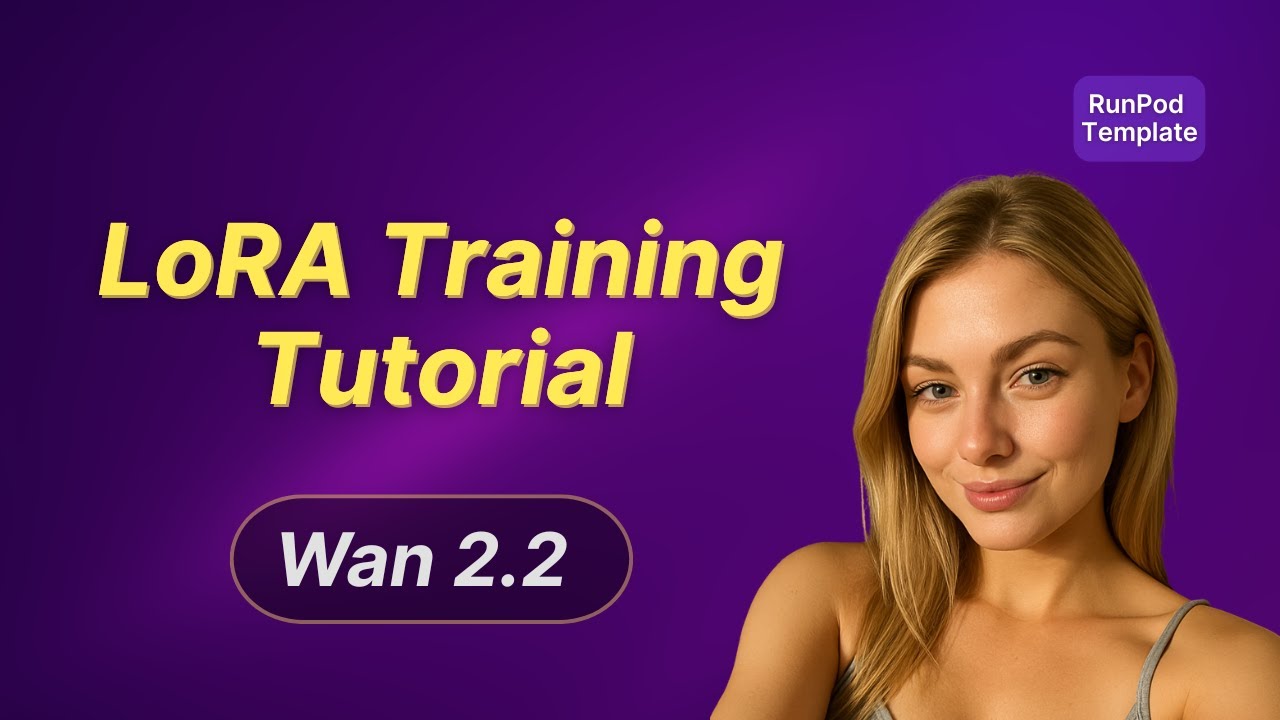 Wan 2.2 LoRA Training Tutorial on RunPod - YouTube