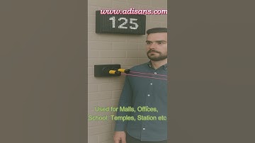 Bidirectional Visitor Counter |People Counting System with LED Display#industrial #peoplecounting