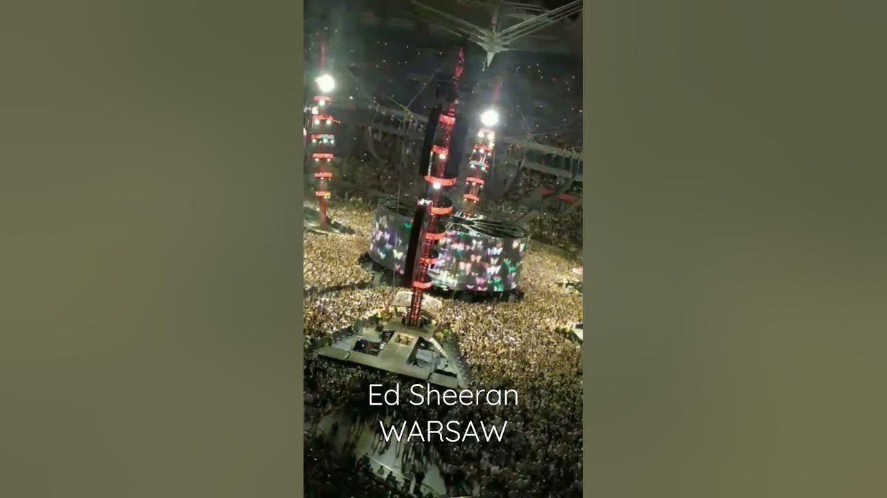 Ed Sheeran Warszawa 2022 edsheeran edsheeranlive livemusic gig 
