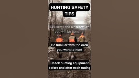 Hunting Safety Tips #huntersafety #safe #libertysafe #safety #safetyfirst