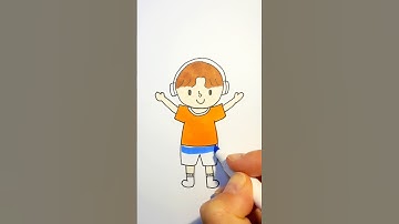 How to draw a boy 👦 | Step-by-Step Drawing for Kids