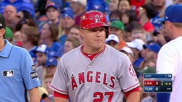 LAA@TOR: Trout knocks in Maldonado with a single