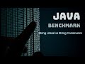 Java Performance Optimization : String Constructor Benchmark