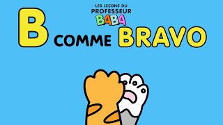 La chanson de l'alphabet - Learn Phonetic Alphabet in French with Professor Baba - Nursery Rhyme
