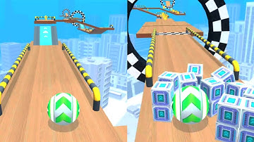 Sky Rolling Ball 3D - Level 30 to 43