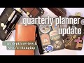 Quarterly planner update  first quarter review  changes