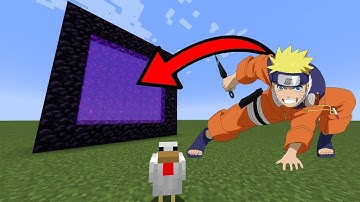 How To Make A Portal To Naruto Dimension in Minecraft!