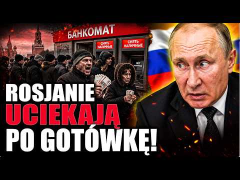 PANIKA W ROSJI! Z banków zniknął BILION RUBLI! Putin zaczął GŁUSZYĆ internet!