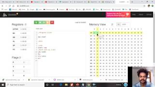 9. Shift Left by 1 bit (using Sim8085.com)